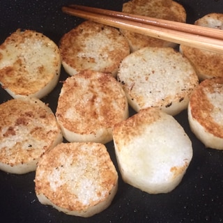 うちのおかず  焼きとろろ芋